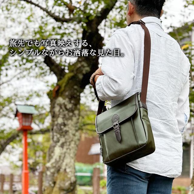 特典付き ショルダーバッグ 日本製 豊岡 メンズ PVC 撥水 BLAZER CLUB