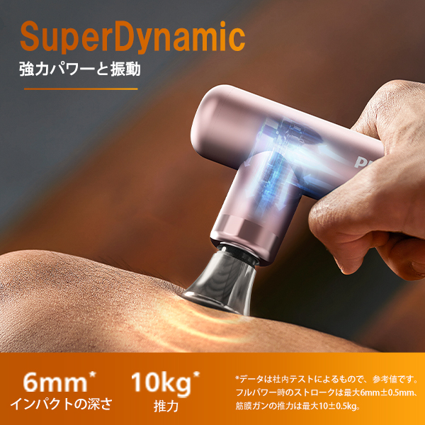 フィリップス PHILIPS マッサージガン 5段階振動 強力 マッサージ器 電動 筋膜ガン ハンディガン 軽量 軽い 静音 コンパクト ミニ 携帯 収納 Type-C 充電式 収納ケース付き 筋膜リリースガン PPM7308 【沖縄県除き送料無料】ギフト対応 メッセージカード無料_4