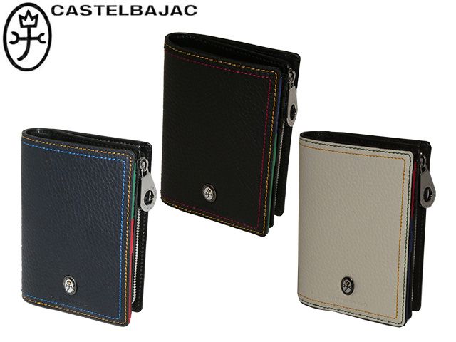 カステルバジャック CASTELBAJAC スレッド 036624 36624 二つ折り紙入れ 紙入れ 二つ折り ミドルウォレット 虚蝉長紙入れ ハーフウォレット ikt02