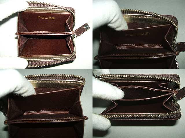 POLICE ポリス バッファローシリーズ ラウンドファスナー式小銭入れ