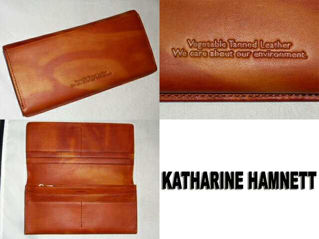 [キャサリンハムネットロンドン] KATHARINE HAMNETT LONDON イタリアベジタブルタンニンレザー 長財布 490-59203｜au  PAY マーケット