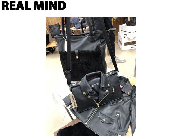 REAL MIND リアルマインド レザーバッグ ライダース ショルダー ラム革 110330 6149683 lily19