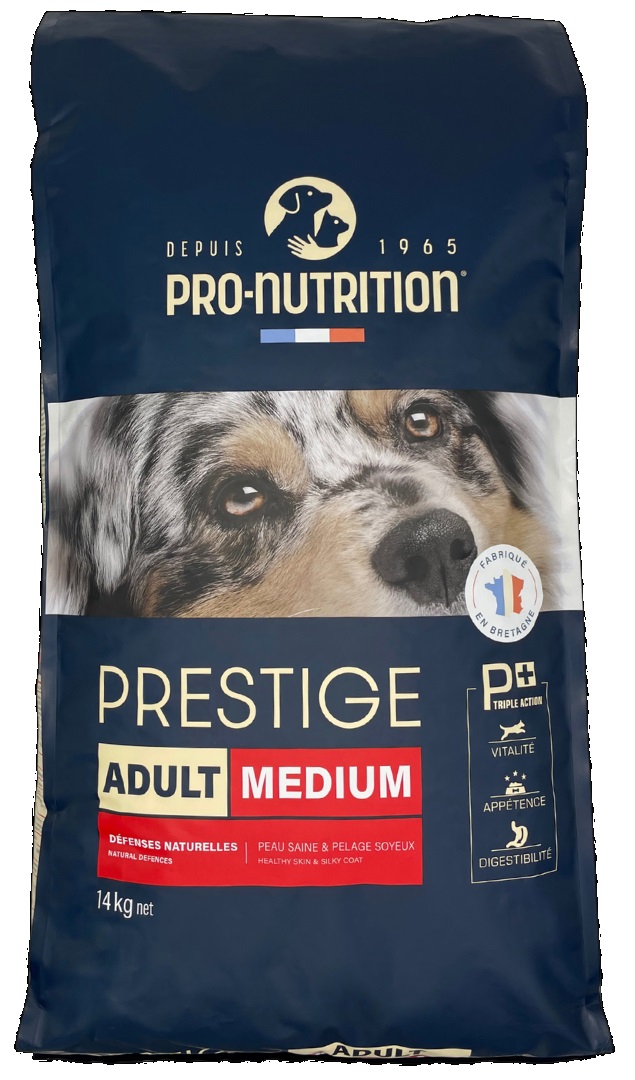プレスティージ犬用 アダルト中粒 14kg【ドッグフード】【正規品】おやつのプレゼント付き