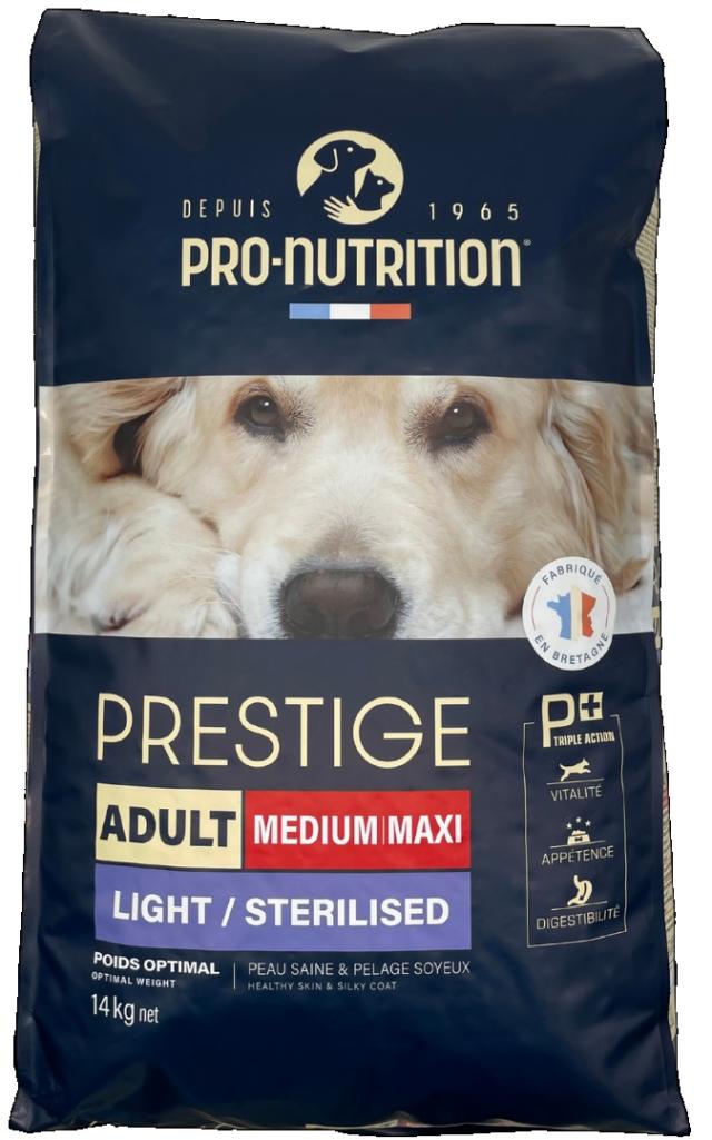 プレスティージ犬用 体重管理･避妊去勢中粒 14kg【ドッグフード】【正規品】おやつのプレゼント付き