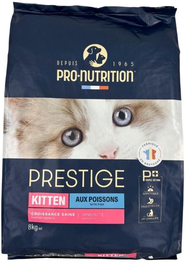 【賞味期限2026年10月20日】プレスティージ猫用　キトンwithフィッシュ 8kg【キャットフード】【正規品】