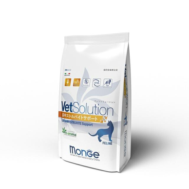 VetSolution 猫用尿中ストルバイトサポート2kg【ベッツソリューション】【猫用療法食】【正規品】の通販は