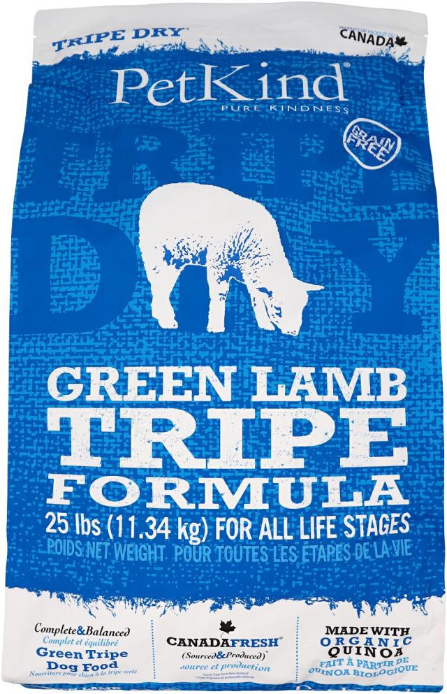 PatKind TripeDry グリーンラムトライプ　11.34kg（ペットカインド）正規品 おやつのプレゼント付き【ドッグフード】ドライフード 犬用の通販は 15,466円