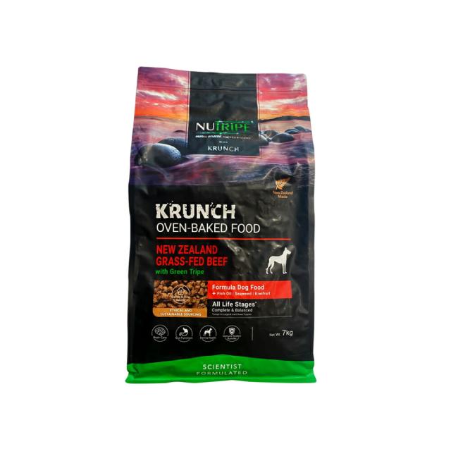 ニュートライプ　クランチ　オーブンベークド　ビーフｗｉｔｈグリーントライプ　7ｋg(ドッグフード)【正規品】