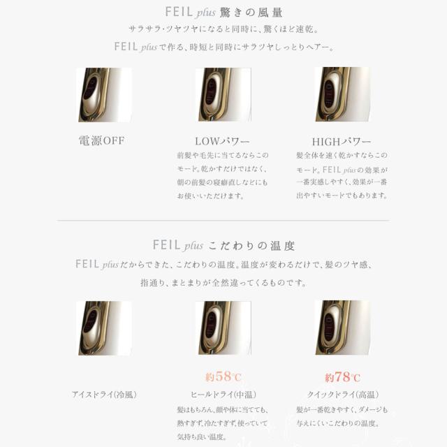フェールプラスドライヤー 遠赤外線ドライヤー ホワイト SKS-3509_3
