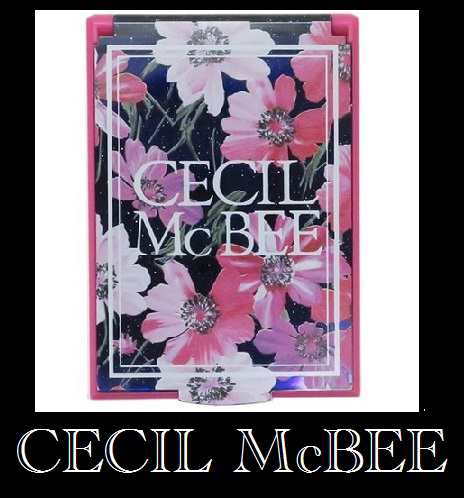 折りたたみミラー Cecil Mcbeeセシルマクビー コンパクトミラー 花柄2