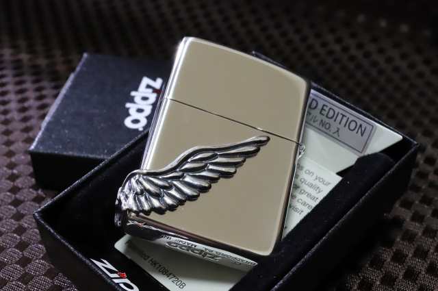 限定ZIPPO】2019 エンジェルウイング シルバー 翼 羽 銀 限定ジッポ