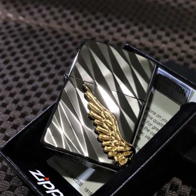 【限定ZIPPO】2022 エンジェルウイング ブラック 翼 羽 黒 限定ジッポ 人気ジッポ プレゼント Wing 送料無料 羽ジッポ ライター