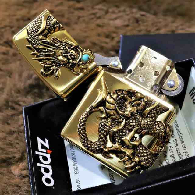 ZIPPO ライター 限定100個 ドラゴンメタル 龍 ジッポ かっこいい 新品
