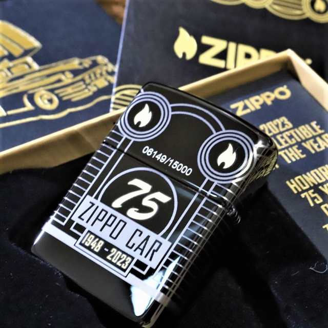 限定アーマー ZIPPO CAR 75周年記念モデル インナーゴールド 金 世界15000個 人気 プレゼント アーマージッポ 金タンク 限定ジッポ  armor