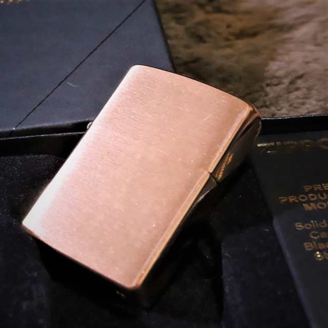 限定ZIPPO】純銅ジッポ ソリッドカッパー ブラックタンク Solid Copper