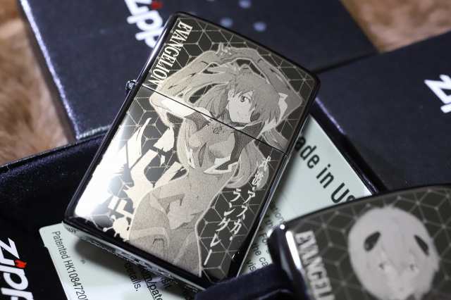 シリアルNo　エヴァンゲリオン　ZIPPO　アスカ　チタン　ジッポ　ライター