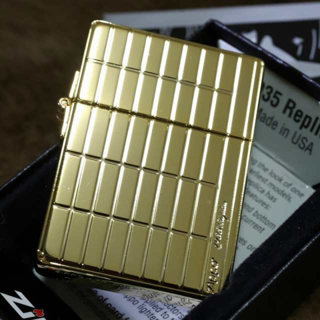 レプリカzippo 1935レプリカ ゴールドスクエアカット 両面加工 網網模様 インナー金タンク 送料無料 人気モデルの通販はau Pay マーケット 雑貨屋 Amaterasu