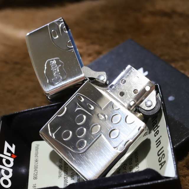 ZIPPO】DICE GAME シルバー 2面加工 サイコロ ジッポ オイルライター