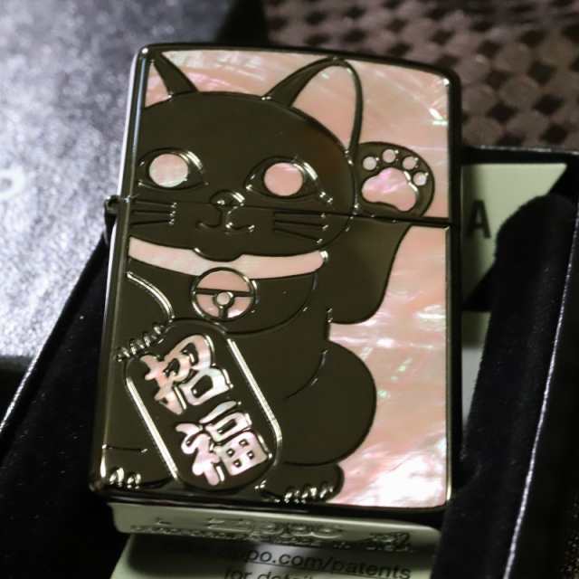 猫zippo ラッキーキャット 鏡面ブラック 招き猫 黒 ジッポ ライター ブランド おすすめ プレゼント 人気のジッポ 可愛いジッポ ネコジの通販はau Pay マーケット 雑貨屋 Amaterasu