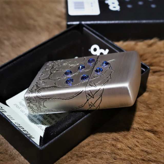 ジブリ ZIPPO 風の谷のナウシカ シルバーいぶし 王蟲 青目 ブルー ジブリジッポ プレゼント 人気 ジッポ スタジオジブリ アウトドア ライ