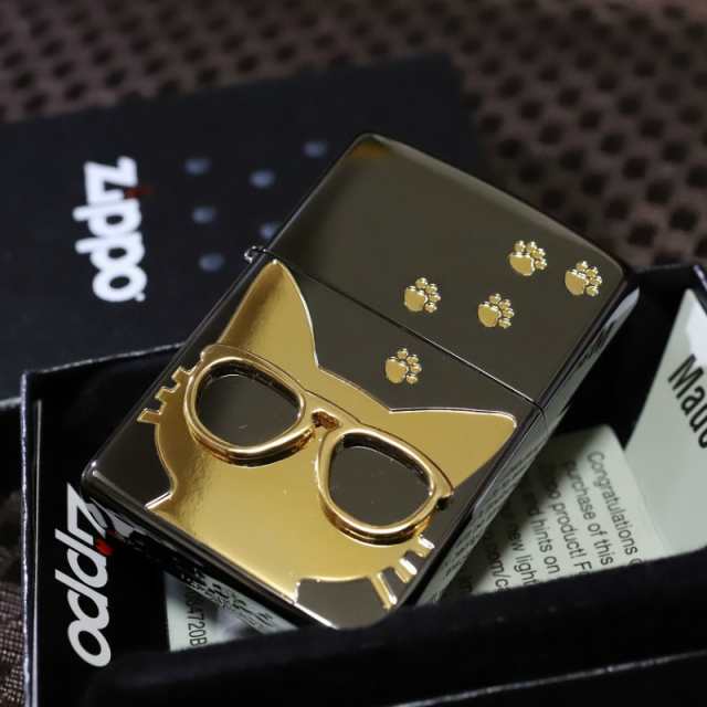 新登場! 新品 ZIPPO ラブキャット ゴールド ペアジッポー ライター