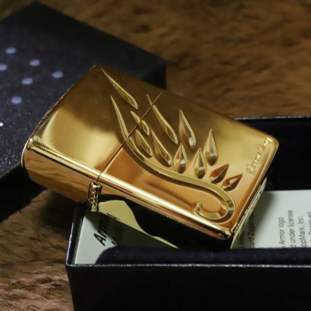 Armor ZIPPO】アーマー V-WING ゴールド 金 アーマージッポ 羽 正規品