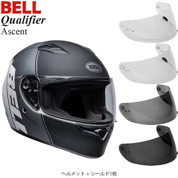 BELL 2点セット Qualifier フルフェイス Ascent Black Gray ヘルメット