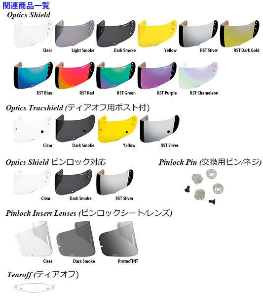 Icon ピンロックシート Optics Shield専用 Pinlock Insert Lensesの通販はau Pay マーケット モータースポーツインポート