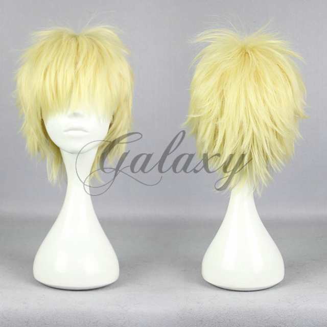 ハイキュー 月島蛍 つきしまけい ゴールド ショット コスプレウィッグ Wig 559a Wig 559a の通販はau Pay マーケット Goldcos