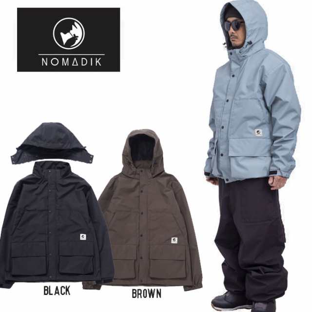 NOMADIKウェア GRIND SNOW WEAR PNT カラー：BROWN 23-24