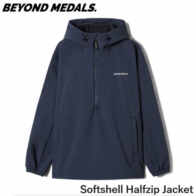 24-25 BEYOND MEDALS ビヨンドメダルズ Softshell Halfzip Jacket ソフトシェル ハーフジップ ジャケット ship1