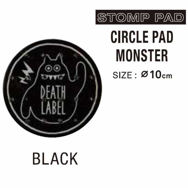 新品未使用DEATHLABEL モンスターMONSTER デッキパッド ブラック