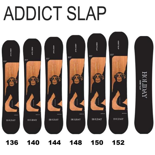 Holiday ADDICT SLAP スノーボード スノーボード 板 ユニセックス HOLIDAY ホリデイ ADDICT SLAP 23