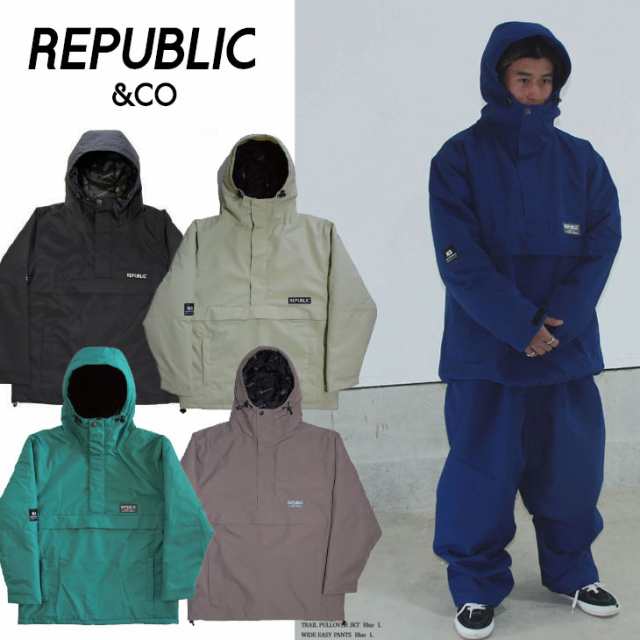 23-24 REPUBLIC＆CO リパブリック SNOW ウエアー スノーボード TRAIL PULLOVER JACKET ジャケット ship1