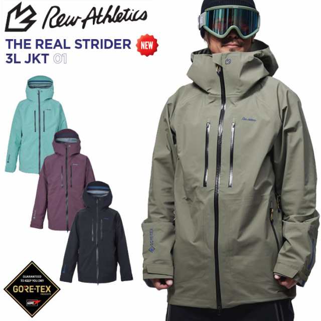 24-25 REW アールイーダブリュー ウェアー ジャケット THE REAL STRIDER 3L JKT 01 予約販売品 12月入荷予定 ship1