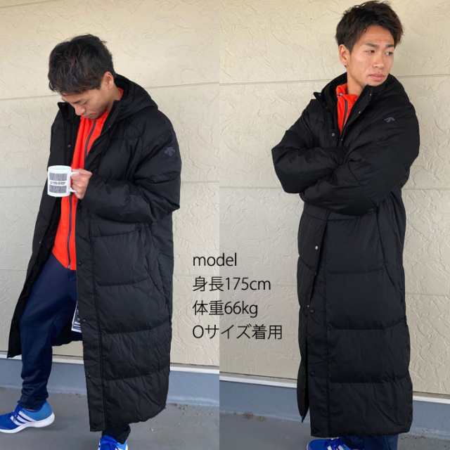 DESCENTE デサント　ダウン　ロングジャンパー　ベンチコート