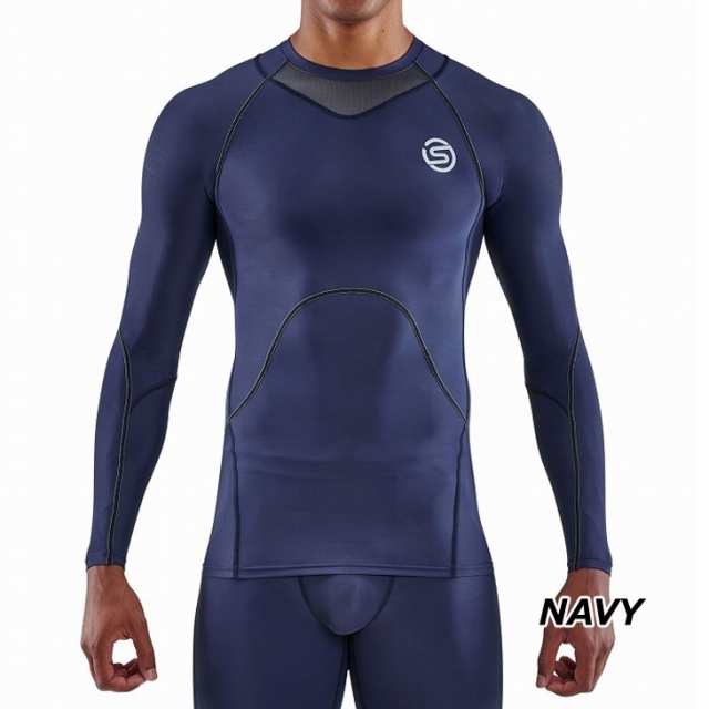 送料無料 ギフト SKINS スキンズ TOP SLEEVE LONG MENS シリーズスリー SERIES-3 シャツ