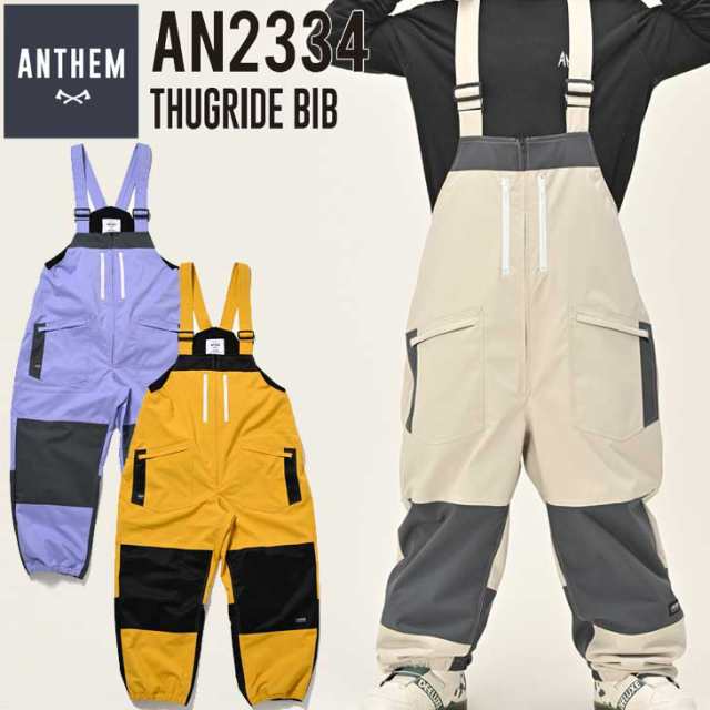 23-24 ANTHEM アンセム ウェアー ビブパンツ THUGRIDE BIB AN2334 ユニセックス ship1