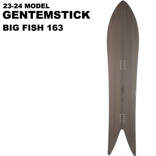 23-24 GENTEMSTICK ゲンテンスティック スノーボード BIG FISH 163
