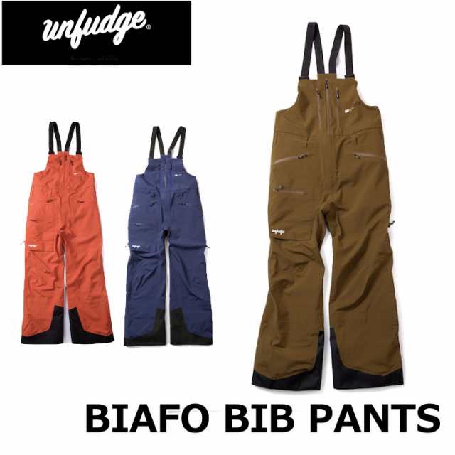 23-24 unfudge snow wear ウエアー BIAFO BIB PANTS ビブパン 予約販売