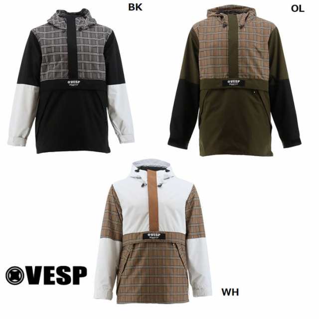 21-22 VESP ベスプ ウエアー DIGGERS CHECK PULLOVER JACKET VPMJ1016 ship1