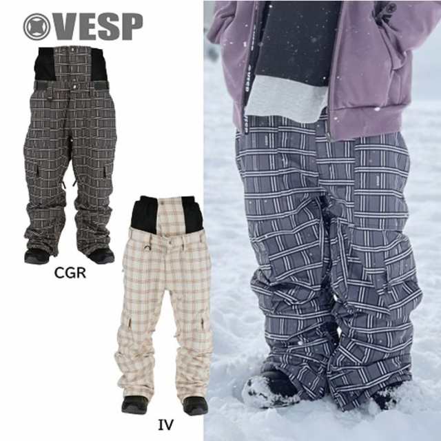 22-23 VESP SNOW WEAR ベスプ BB7 CHECK CARGO PANTS VPMP1032 ship1