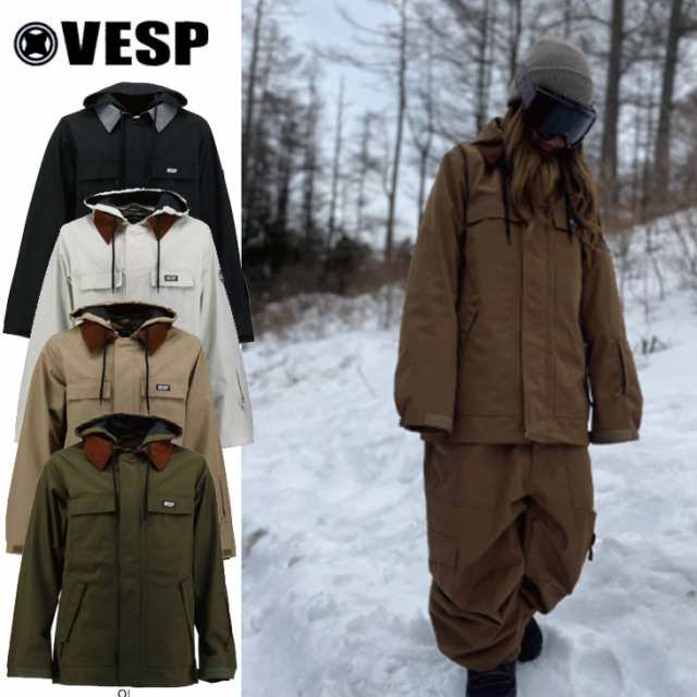 23-24 VESP SNOW WEAR ベスプ スノー ウエアー Twoway Work Shirts Jackett VPMJ1043 ship1