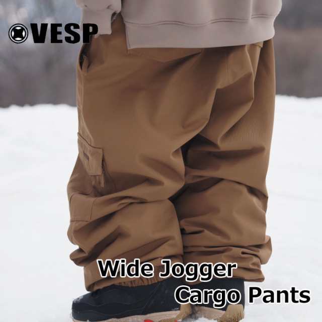 24-25 VESP SNOW WEAR ベスプ スノー ウエアー パンツ Wide Jogger Cargo Pants VPMP1050 ship1