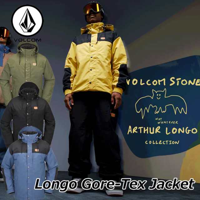 24-25 VOLCOM ボルコム スノーボード ウェアー メンズ Mens Longo Gore-Tex Jacket ロンゴ ゴア ジャケット 【日本正規品】 ship1