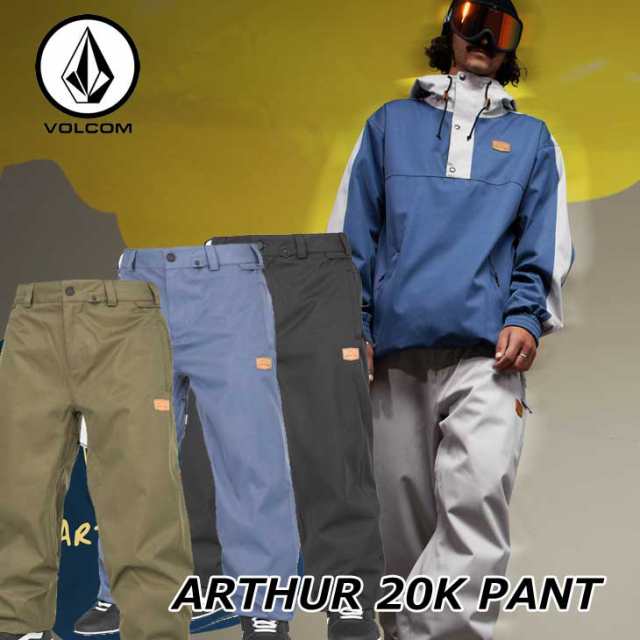 24-25 VOLCOM ボルコム スノーボード ウェアー メンズ Mens Arthur 20K Pants アーサー パンツ 【日本正規品】ship1