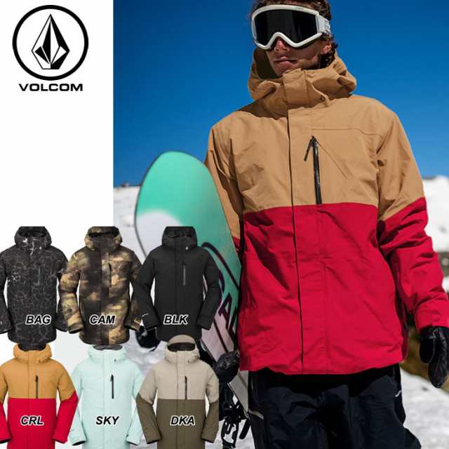 高性能 22-23 VOLCOM スノーボード ウェア ボルコム ウエアー L Gore