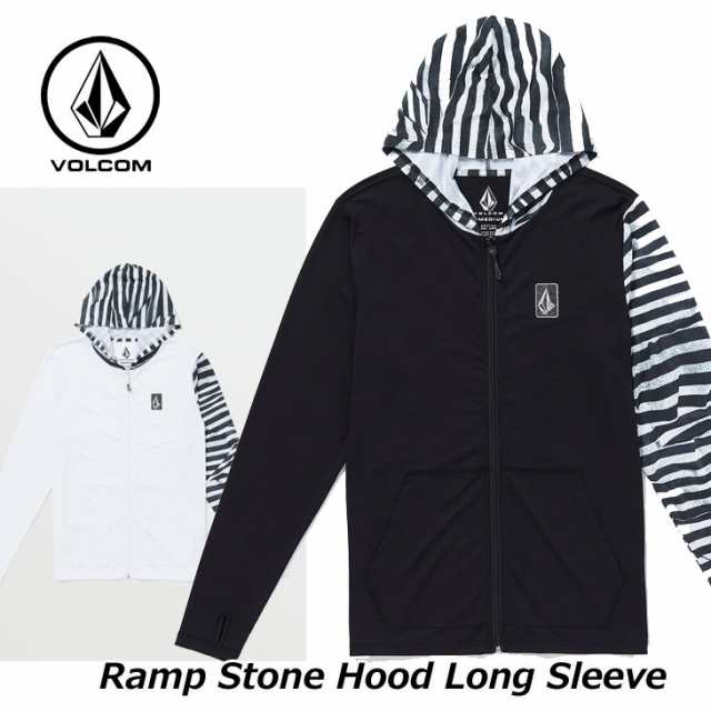 ボルコム VOLCOM メンズ ラッシュガード パーカー 2024春夏 Ramp Stone Hood Long Sleeve ジップパーカー A9312405 ship1