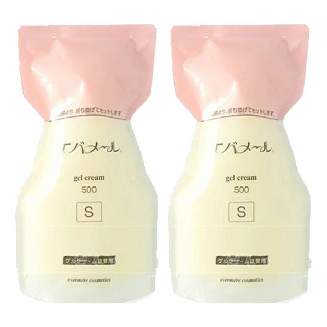 2個セット]エバメール ゲルクリーム レフィル 500g×2個 [Sタイプ][詰替