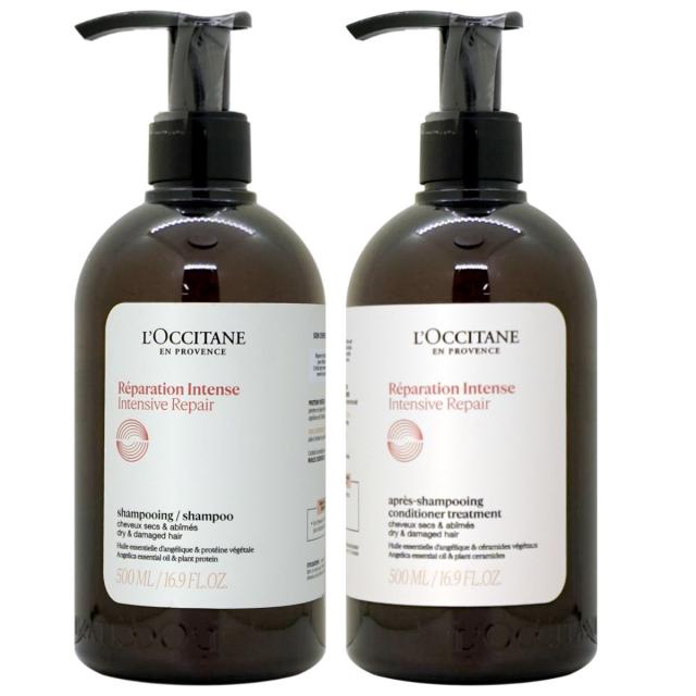 [セット]ロクシタン インテンシヴリペアシャンプー 500ml＆コンディショナートリートメント 500ml[本体/ポンプ][ボトルセット]LOCCITANE[送料無料](6027753-set1)_1